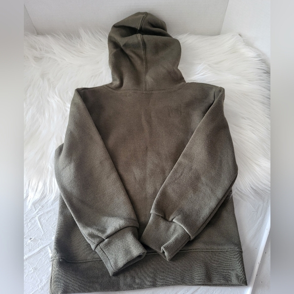Under Armour Kids Olive Hoodie, Size 4 - Picture 3 of 3